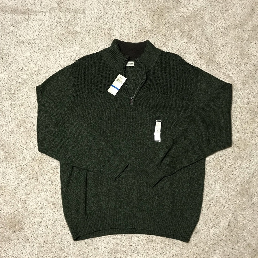 Haggar Quarter Zip Sweater